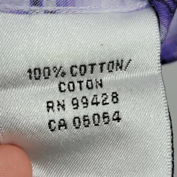 Bugatchi Shirt Purple Pattern Button Down Shirt XL 572 - Picture 11 of 14